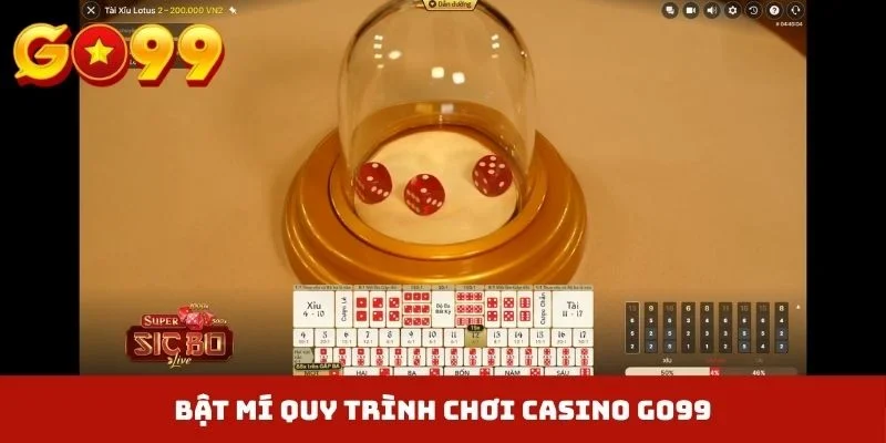 Bật mí quy trình chơi casino GO99
