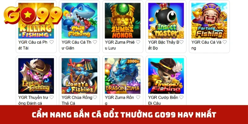 Cẩm nang bắn cá đổi thưởng GO99 hay nhất